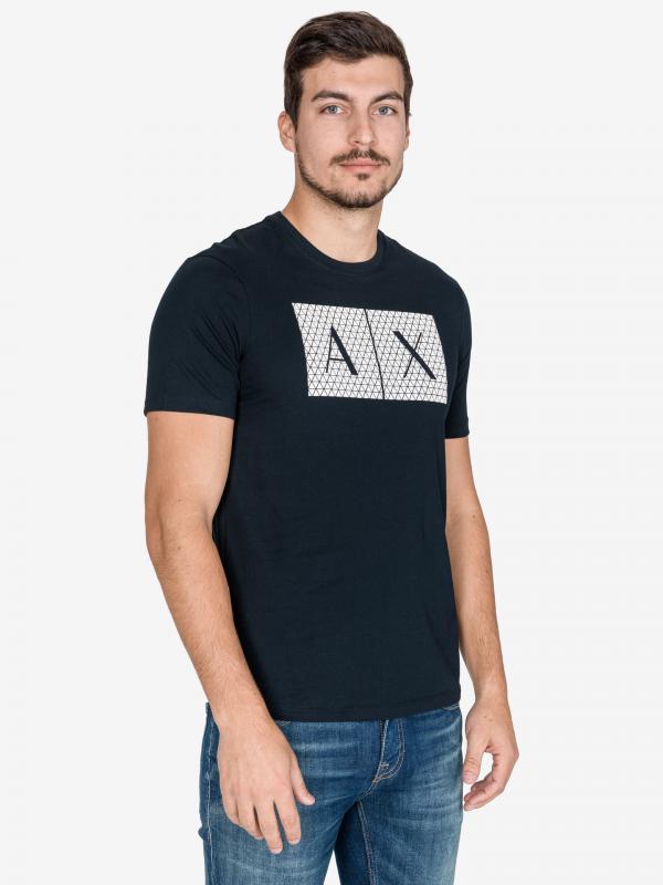 Triko Armani Exchange Modrá
