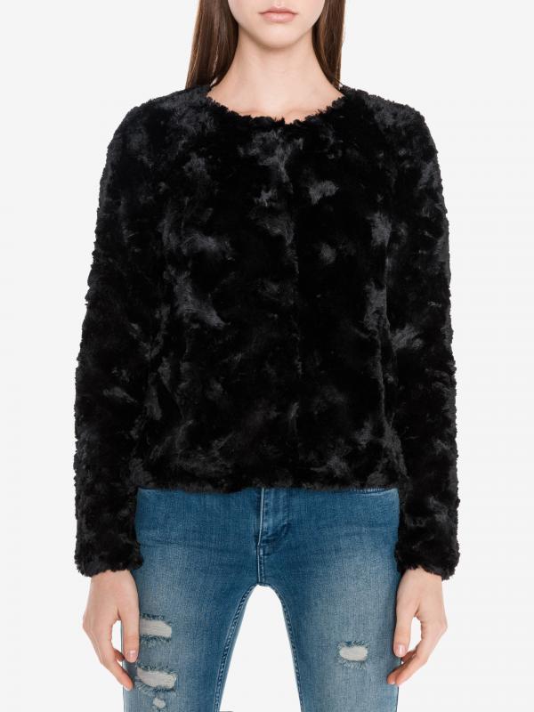 Curl Kožich Vero Moda Černá