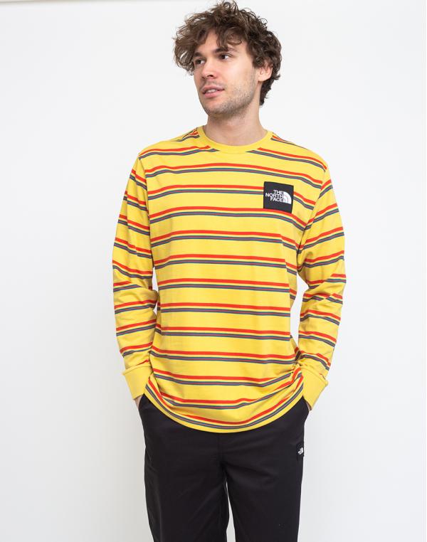 The North Face Boruda Tee Bamboo Yellow Stripe S