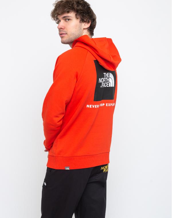 The North Face Raglan Red Box Hd Fiery Red M