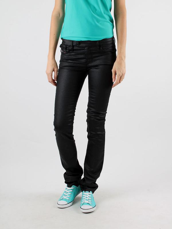 Džíny Diesel LIVY-BIKER L.34 PANTALONI Černá
