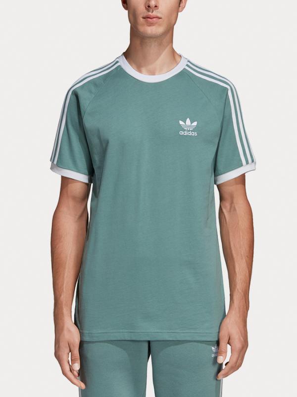 Tričko adidas Originals 3-Stripes Tee Zelená