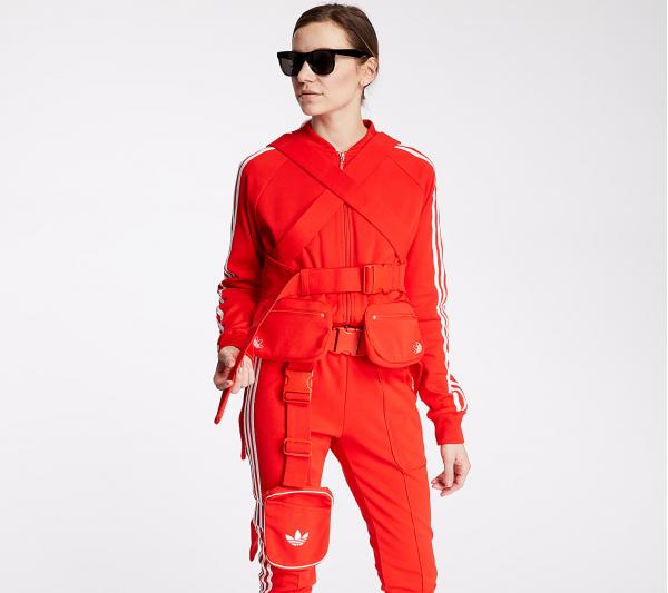 adidas x Olivia Oblanc x Ji Won Choi Superstar Track Top Red