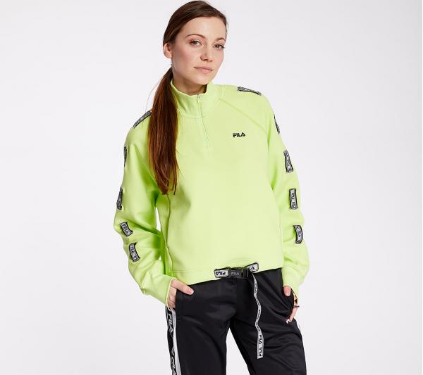 FILA Ugur Half Zip Shirt Sharp Green
