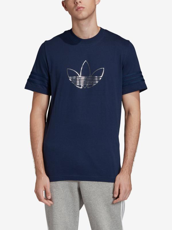 Tričko adidas Originals Outline Tee S Modrá