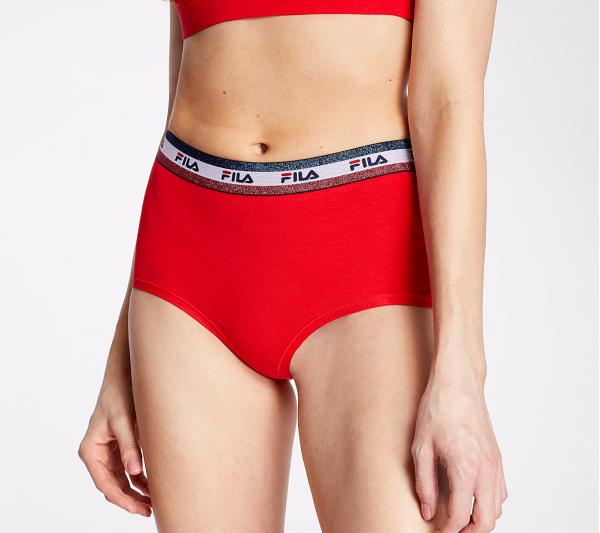 FILA High Waist Culotte String Red
