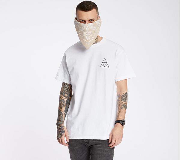HUF Essentials Triple Triangle Tee White