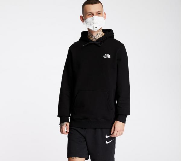 The North Face Graphic Hoodie Black/ White