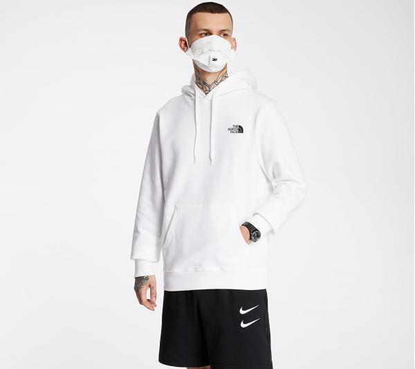 The North Face Graphic Hoodie White/ Black