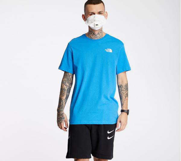 The North Face Red Box Tee Clear Lake Blue