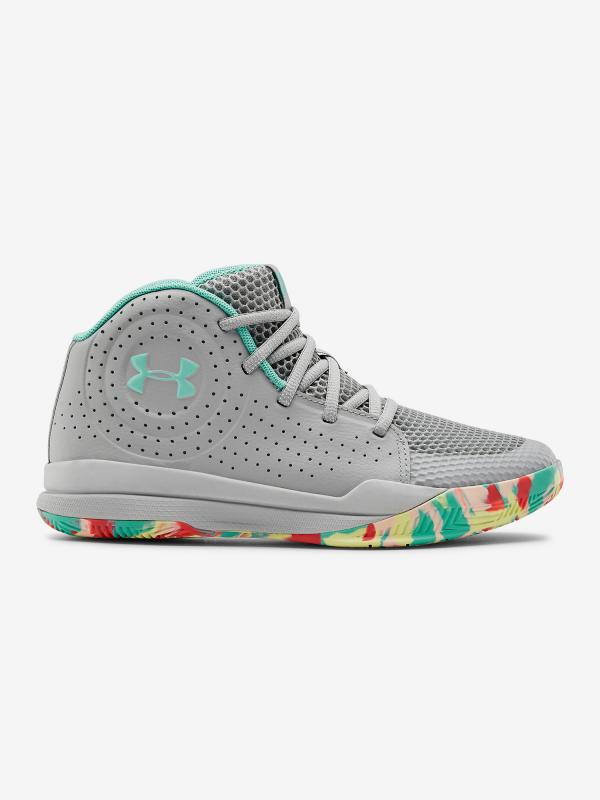 Boty Under Armour Gs Jet 2019 Šedá