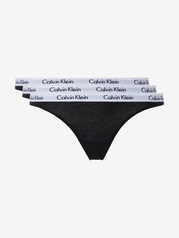 Kalhotky 3 ks Calvin Klein Černá