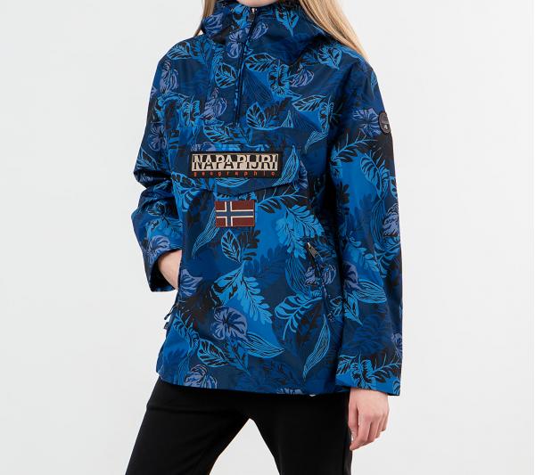 Napapijri Rainforest Jacket Blue Foliage