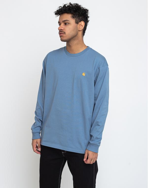 Carhartt WIP L/S Chase T-Shirt Mossa/Gold L
