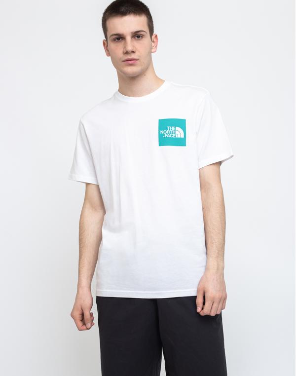 The North Face Fine Tee Tnf White/Lagoon S