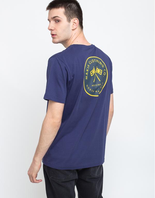 Makia Pursuit T-shirt Blue M