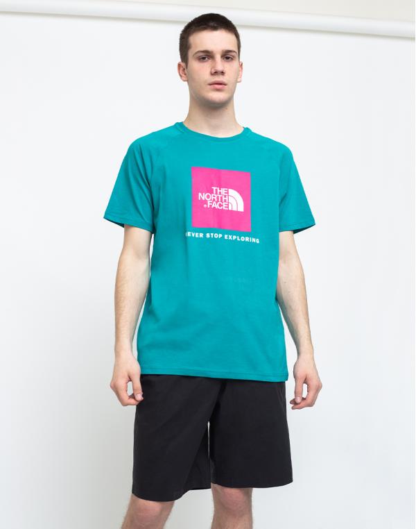 The North Face Rag Red Box Tee Jaiden Green S