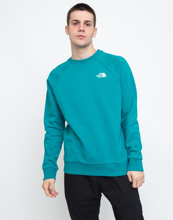 The North Face Raglan Redbox Crew Jaiden Green L