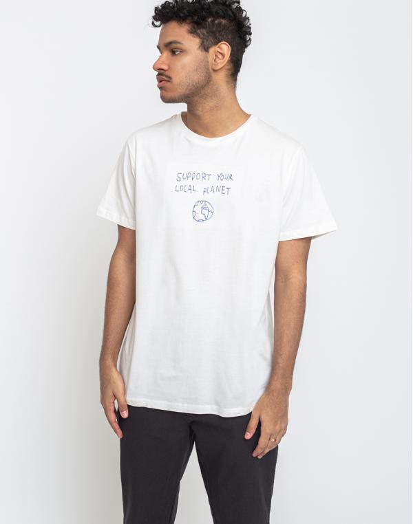 Dedicated T-shirt Stockholm Local Planet Off-White XL