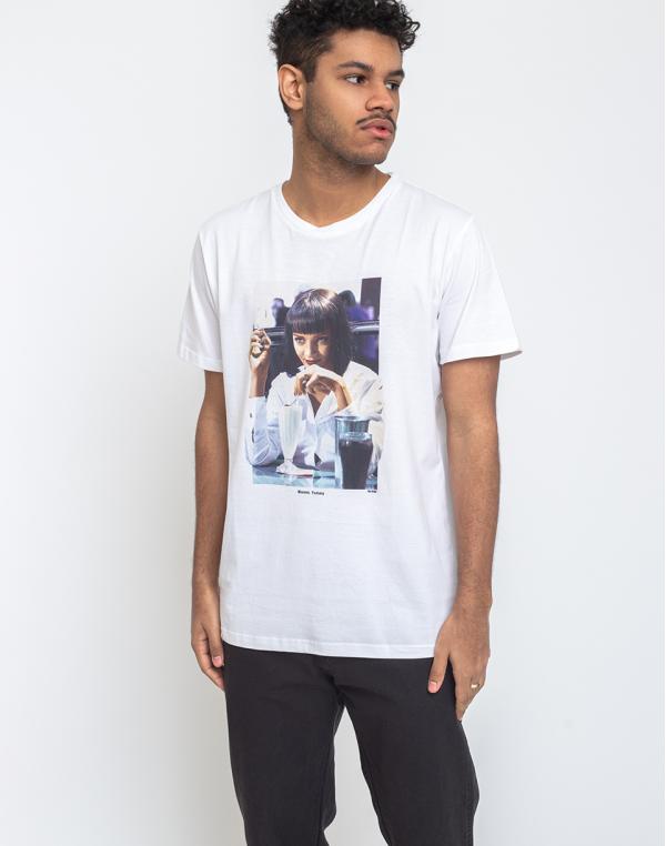Dedicated T-shirt Stockholm Mmmm Yummy White S