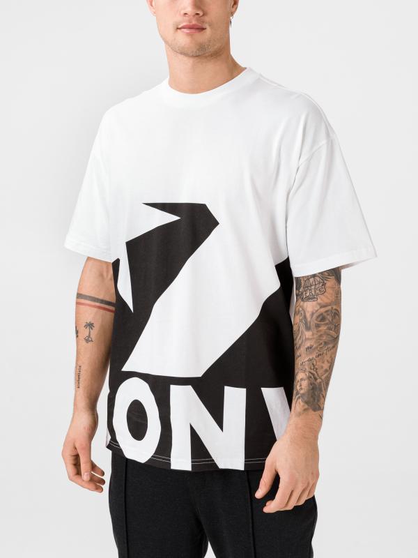 Tričko Converse Star Chevron Icon Remix Tee Bílá