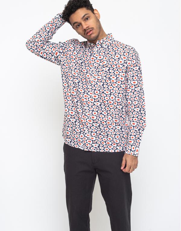 Dedicated Shirt Varberg Daisy Navy S