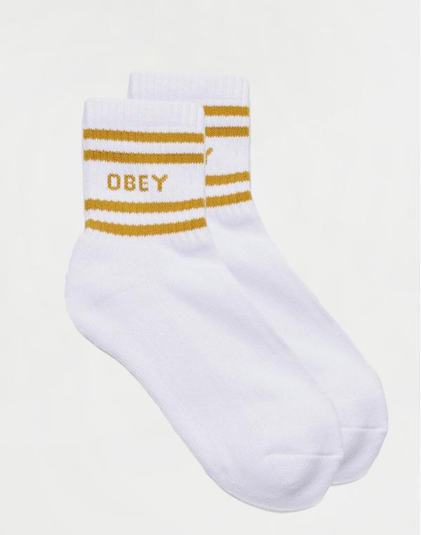 Obey Coop Sock White/ Lieutenant
