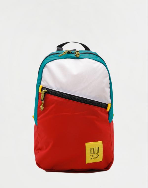 Topo Designs Light Pack White/ Red/ Turquoise