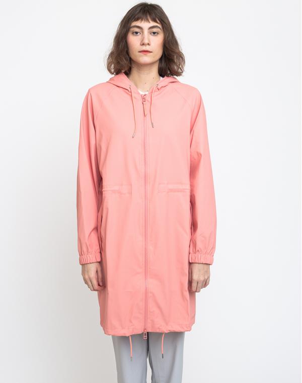 Rains Long W Jacket 38 Coral XS/S