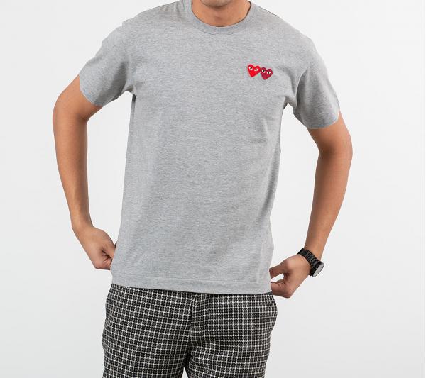 Comme des Garçons PLAY Tee Grey