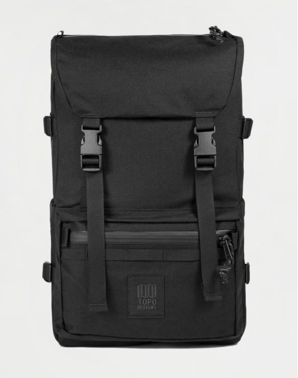 Topo Designs Rover Pack Tech Black/ Black