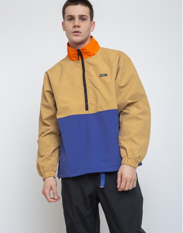 Obey The Tucker Anorak Almond Multi S