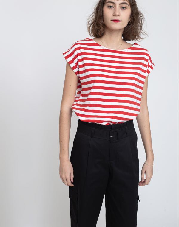 Wemoto Bell Stripe Red/White M