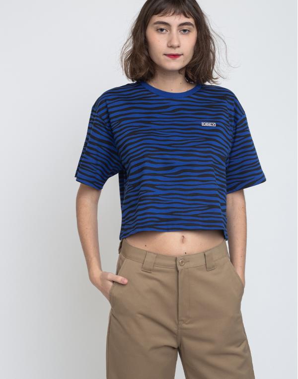 Obey Feisty Tee Cobalt Multi M