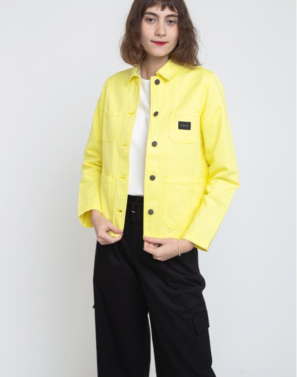 Obey Slacker Chore Coat Lemon S