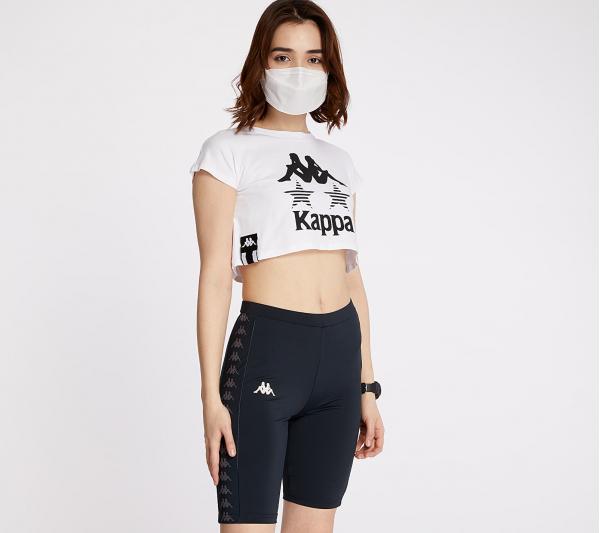 Kappa Authentic La Clelya Tee White/ Black