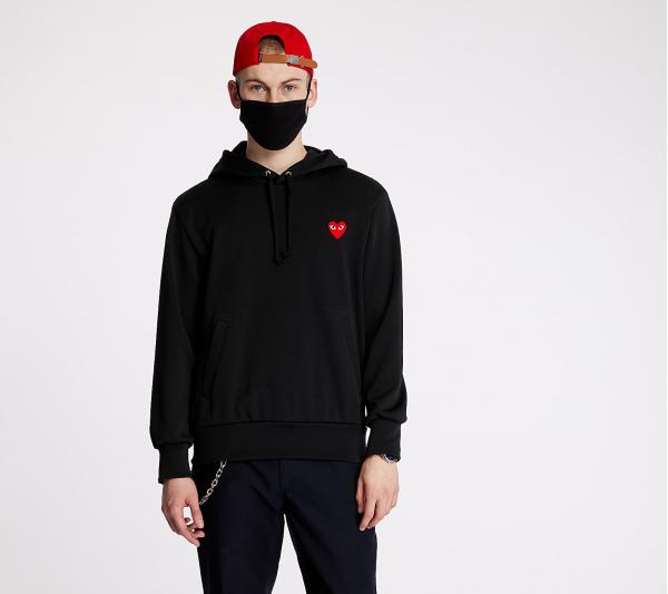 Comme des Garçons PLAY Hoodie Black