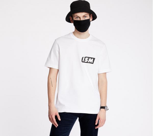 LACOSTE LIVE Lacostism Print Tee White