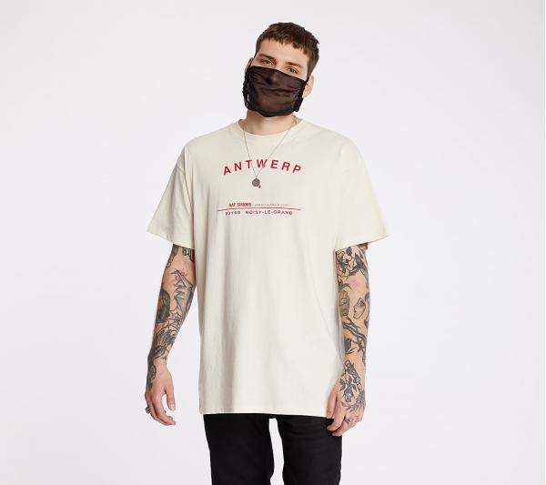 RAF SIMONS Antwerp Tour Tee Off White