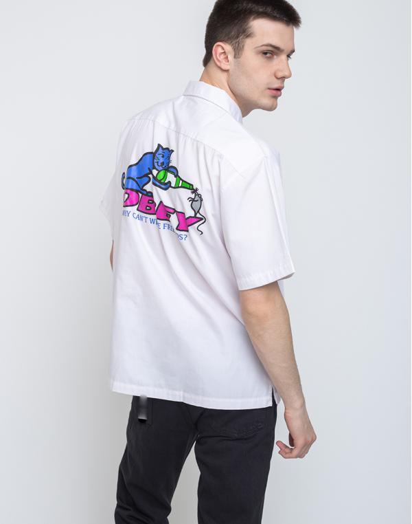 Obey Why Can't We Be Friends White L