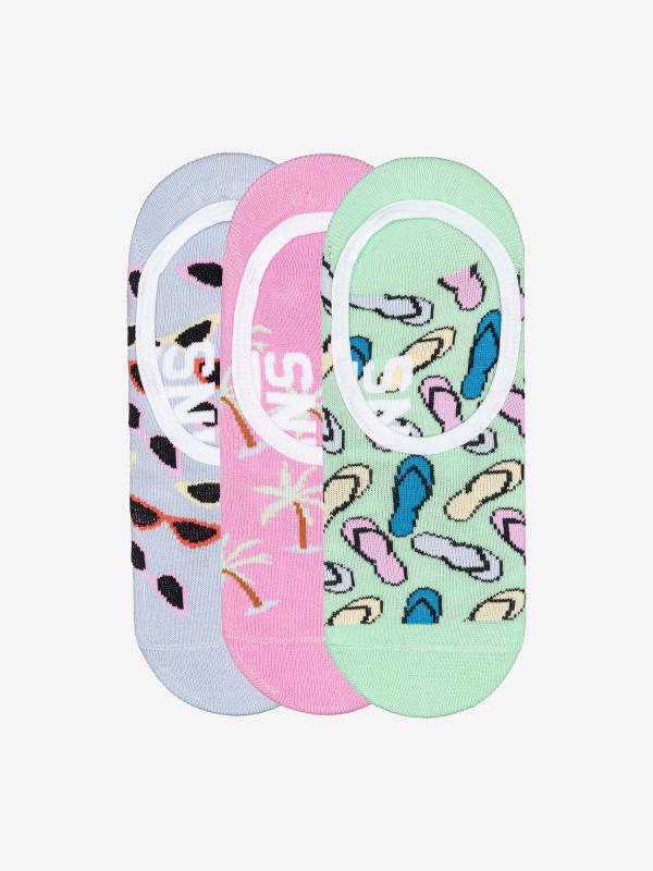 Ponožky Vans Wm 6.5-10 3 Pack Bea Cano Multi Barevná