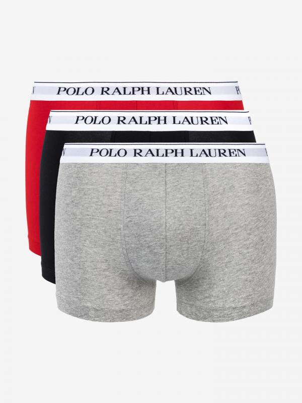 Boxerky 3 ks Polo Ralph Lauren Černá