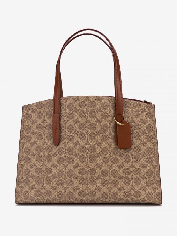 Charlie Carryall Kabelka Coach Hnědá