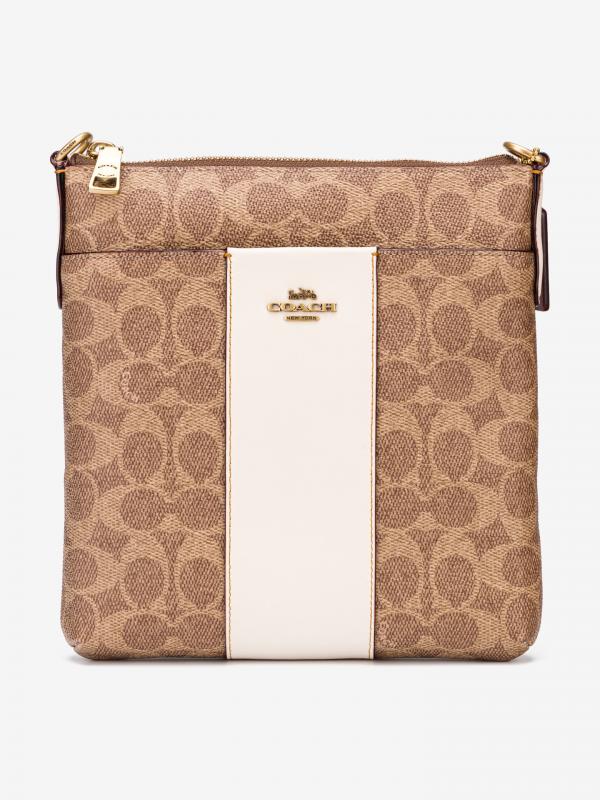 Cross body bag Coach Hnědá