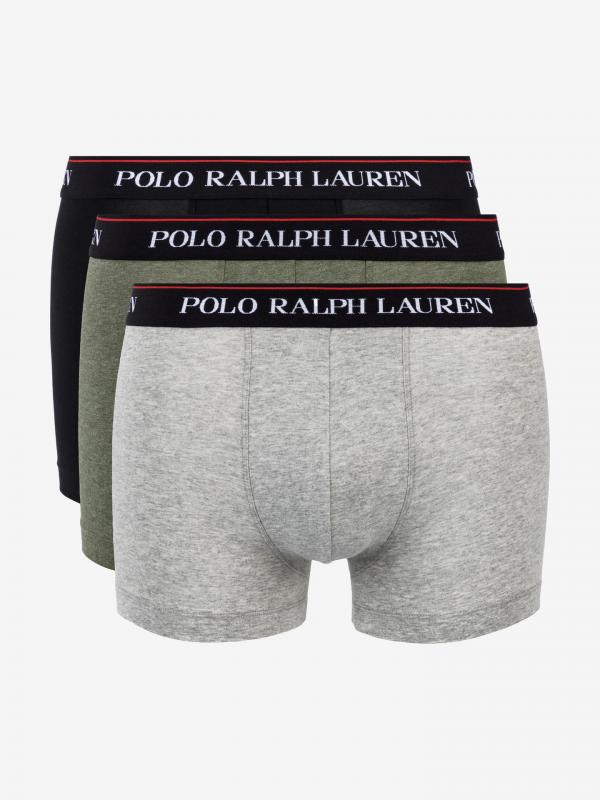 Boxerky 3 ks Polo Ralph Lauren Černá