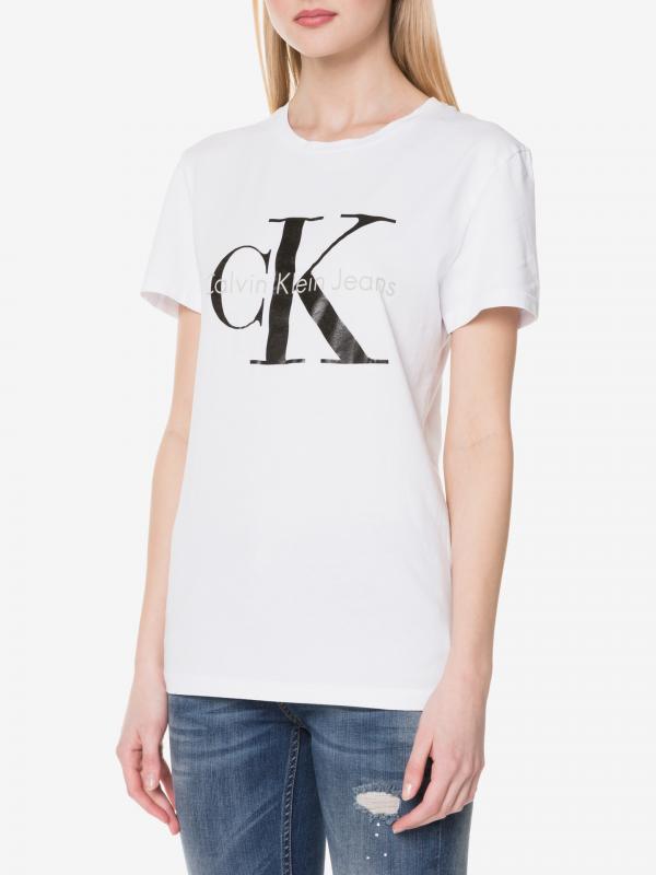 Triko Calvin Klein Bílá