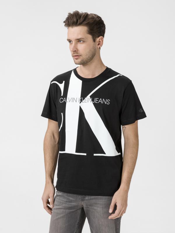 Monogram Triko Calvin Klein Černá
