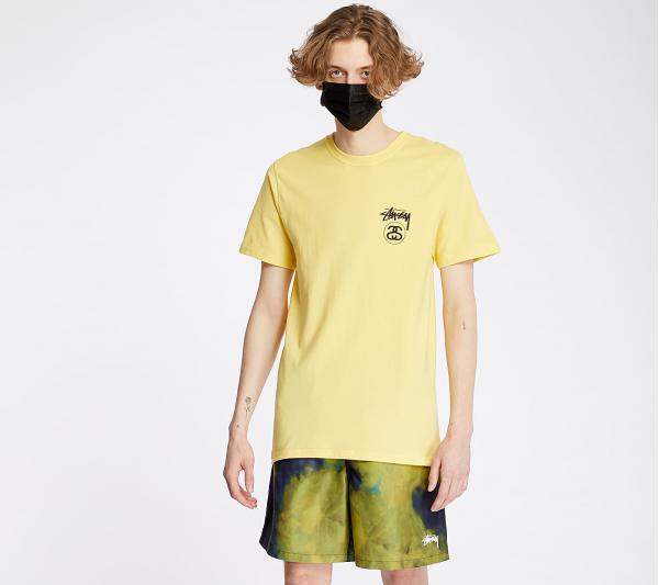 Stüssy Stock Line Tee Yellow