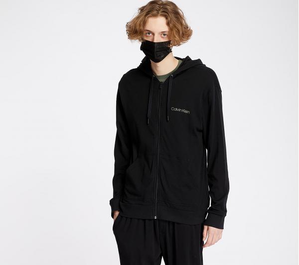 Calvin Klein Full Zip Hoodie Black