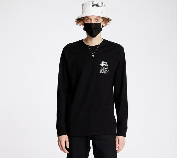 Stüssy Big & Meaty Longsleeve Tee Black